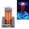 Vikye Music Tesla Coil, Bluetooth Transmission Arc Generator Plasma Loudspeaker Tesla Coil Desktop Toy, Educational Experiment Desktop Model for Teaching view 4