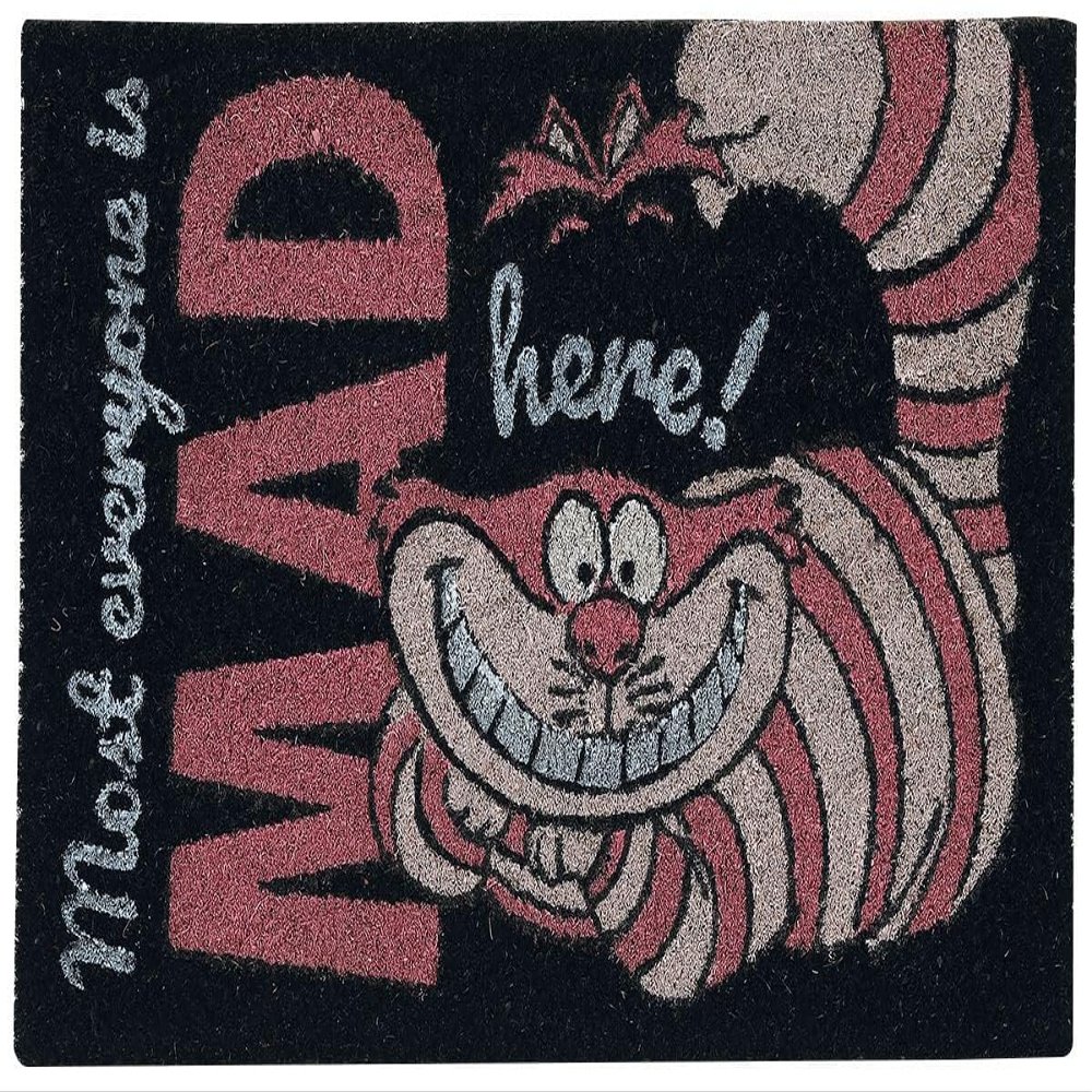 Pyramid International Alice AU Pays DES MERVEILLES - We're All mad here! - Paillasson