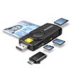 AXAGON CRE-SMP2A USB Smart Card & SD/microSD/SIM Card PocketReader view 1
