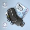 AXAGON CRE-SMP2A USB Smart Card & SD/microSD/SIM Card PocketReader view 3