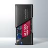 AXAGON EEM2-SB2 USB-C 3.2 Gen 2, M.2 SSD Gehuse - Schwarz view 4