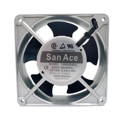 109S008UL Fan 200V Fan 14/12W 12CM 12038 Cooling Fan
