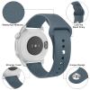 Amzpas Silicone Band for Coros PACE 2/ APEX 42mm/ APEX 2, 20mm Quick-Release Replacement Wristband Sport Straps, Blue Grey view 2