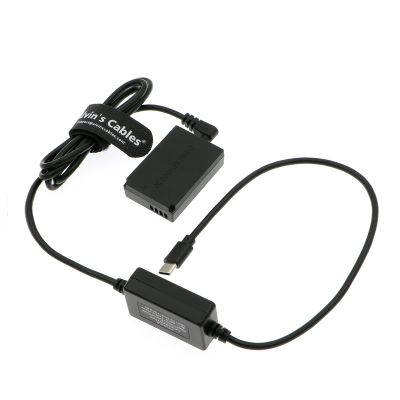 Alvin's Cables Type-C PD to LP-EL12 Dummy Battery Power Adapter Cable for Canon EOS M M2 M10 M50 M100 M200 DSLR Cameras
