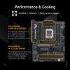 ASUS TUF Gaming X870E-PLUS WIFI7 Motherboard Socket AMD AM5 (ATX, DDR5, PCIe 5.0, 4x M.2, WiFi 7, Aura Sync, AI Cooling II, PCIe Slot Q-Release Slim, BIOS Flashback) view 3