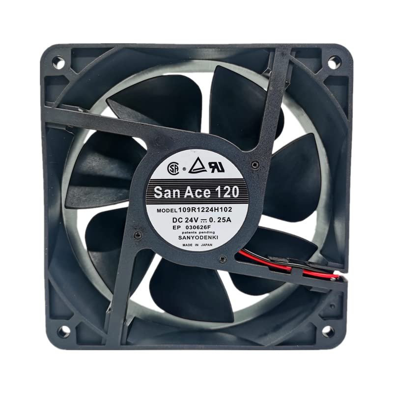 109R1224H102 Fan 24V Fan 0.25A 12CM 12038 Cooling Fan