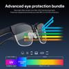 GenXenon Bluetooth Audio Smart Glasses, Blue Light Glasses for Women and Men, Open Ear Sound with Mic & Speakers, Blue Light Filter & Polarized Sunglasses Lenses, Voice Assistant (Silver) view 4
