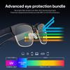 GenXenon Bluetooth Audio Smart Glasses, Blue Light Glasses for Women and Men, Open Ear Sound with Mic & Speakers, Blue Light Filter & Polarized Sunglasses Lenses, Voice Assistant(Gold) view 4