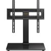 Perlegear Table Top TV Stand Mount, Universal Swivel TV Stand for 3260,65 Inch LCD/LED/OLED TVs up to 88 lbs with Tempered Glass Base, Height Adjustable TV Base with Tilt, Max VESA 400x400mm view 1