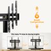 Perlegear Table Top TV Stand Mount, Universal Swivel TV Stand for 3260,65 Inch LCD/LED/OLED TVs up to 88 lbs with Tempered Glass Base, Height Adjustable TV Base with Tilt, Max VESA 400x400mm view 4