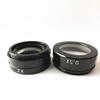 Optical Glass Monocular Industry Microscope 10A Attachment Lens M42 Thread 0.3X 0.5X 2X Microscopio Auxiliary Objective Lens (Color : 2X) view 2