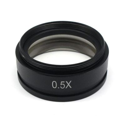 0.5X Barlow Objective Lens Working Distance 160 mm Auxiliary Lens for Stereo Microscope with Mounting Size M42 M48 M50 M52 x 0.75mm (Color : Mounting Thread 42mm)