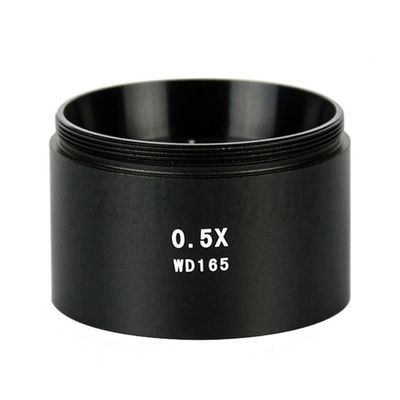 0.5X Barlow Objective Lens Working Distance 160 mm Auxiliary Lens for Stereo Microscope with Mounting Size M42 M48 M50 M52 x 0.75mm (Color : Mounting Thread 48mm)