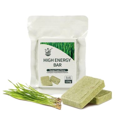 Emergency Food Ration Bars, Crops Flavor Survival Energy Bar Supply for Outdoor Camping Emergency Snowstorm Earthquake Disaster Preparedness Food with Long Self Life, 120g/bar