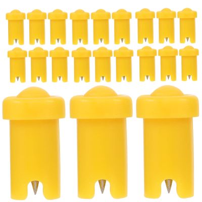 Beavorty 100pcs -blocking Eyelash Glue Bottle Needles Nozzle Tips for Efficient Application Salons and Home Use
