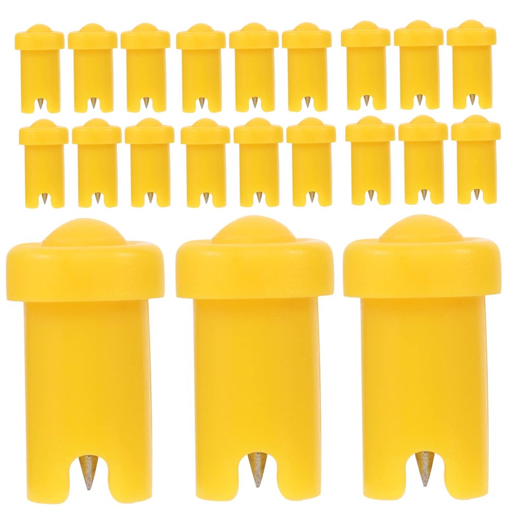 Beavorty 100pcs -blocking Eyelash Glue Bottle Needles Nozzle Tips for Efficient Application Salons and Home Use