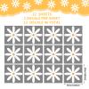 TaoBary 12 Sheet Daisy Wall Sticker Decal Removable Cute Daisy Bedroom Room Decor Flower Wall Sticker Pink White Flower Decal Wallpaper Peel and Stick for Nursery Home(White, Yellow,Fresh Style) view 2