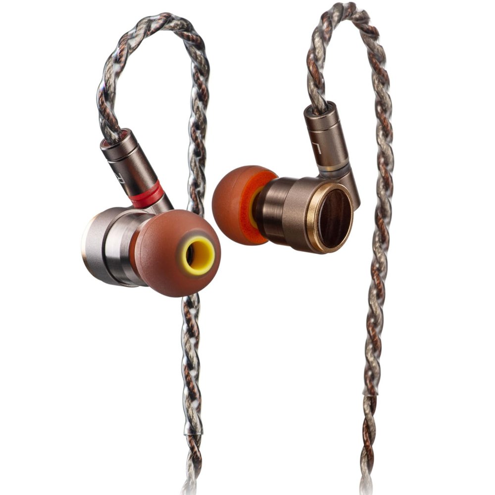 TINHIFI T4 Plus N54 Ultra External Magnetic Circuit Design 0.78 2PIN HiFi IEM T-Type CNT Composite Vibration Plate and Low Rebound Sponge (S/M/L) in-Ear Headphones for Audio Lovers