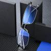 laureles Bifocal Reading Glasses Men Business Blue Light Blocking Square Reader Computer Eyewear Male (Black, 2.25, multiplier_x) view 3