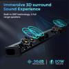 OXS S3 Sound Bars for TV, Home Theater Audio with Dynamic Bass, 3D Surround Sound System TV Sound Bar, TV Speakers, Bluetooth 5.0/Aux/Optical/Coaxial, 80-Watt, 3Eqs, Wall Mountable, Black view 2