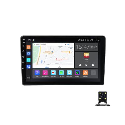 ZEARLY Double Din Car Stereo with 9 Inch Touch Screen Car Radio Bluetooth 5.1 GPS Head Unit Multimedia MP5 Player for Opel Astra H 2004-2014 Support Carplay/Auto/Voice Volant/SWC,M6 Plus,4G+64G