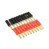 20PCS Speaker Banana Plug,4mm Gold Plated Speaker Wire Banana Plugs Connectors, Compatible with Up to 3mm Diameter of Speaker Cable view 2