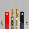 20PCS Speaker Banana Plug,4mm Gold Plated Speaker Wire Banana Plugs Connectors, Compatible with Up to 3mm Diameter of Speaker Cable view 4