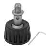 Pilipane Tripod Feet, 3/8in Tripod Foot Pad, Rubber Stainless Steel Non Slip 37mm Diameter Camera Tripod Foot Replacement, Universal Tripod, Non Slip Tripod Foot, Suitable for Flat Uneven Outside view 1