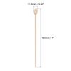MECCANIXITY 12 Pack Silicone Cable Ties 7 Inch Reusable Zip Ties Silicone Twist Ties for Home Office Kitchen Organizer Food Bag Cord Key Management Beige view 2