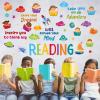 Leinuosen Kids Wall Decals Classroom Colorful Inspirational Decals Daycare Playroom Wall Decor Motivational Positive Saying Sticker(Reading) view 4
