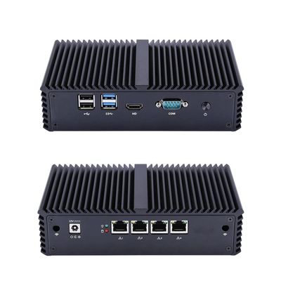4 LAN Mini PC Qotom-Q30451G4 Intel Core i5-4200U Processor 15W AES-NI (8GB DDR3 RAM 16GB SSD) 4xIntel I225-V 2.5G Ethernet,Used As A Router/Firewall/Proxy 24/7