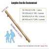 ALDEPO Grab Bars Wooden Banister Handrail with Stainless Steel Bracket, Exterior/Interior/Home/Kindergarten Staircase Handrails, Children's/Elderly Anti-Slip Grab Bar/White/0.5M (Color : Light Green, view 4