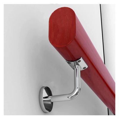 ALDEPO Grab Bars Wall Mounted Staircase Handrails for Disabled/Elderly, 3.6M/3 Metres/4M Wooden Banister Handrail with Bracket, Antique Auxiliary Grab Bar/2.2M (Color : 0.7m)