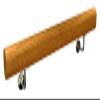 ALDEPO Grab Bars Wood Wall Mount Handrail with Stainless Steel Bracket, Inside/Outside Staircase Handrails, Seniors Auxiliary Safety Grab Bar, Include Hardware/2.4M (Color : 3.3m) view 1