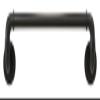 ALDEPO Grab Bars Black Metal Elderly/Disabled Staircase Handrails, Indoors/Exterior/Loft Against The Wall Banister Handrail, Industrial Heavy Duty Barrier-Free Grab Bar/3.9M (Color : 1.5m) view 1