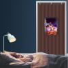 YWBXSHKD Thermal Insulated Door Curtain 39x78in, Magnetic Door Curtain, Cold Protection Partition Privacy Screen Cover Heavy Duty Drape Blackout Barrier Privacy Divider Temporary Door view 3