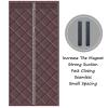 YWBXSHKD Thermal Insulated Door Curtain 39x78in, Magnetic Door Curtain, Cold Protection Partition Privacy Screen Cover Heavy Duty Drape Blackout Barrier Privacy Divider Temporary Door view 4