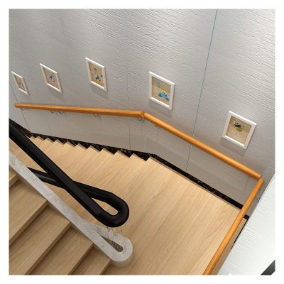 ALDEPO Grab Bars Stairs Staircase Handrail Banister Rail Support Kit, Wooden Grab Bar Railing for Disabled Elderly Kidsin-& Outdoor Use Non-Slip/1M (Color : 0.8m)