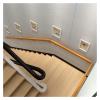 ALDEPO Grab Bars Stairs Staircase Handrail Banister Rail Support Kit, Wooden Grab Bar Railing for Disabled Elderly Kidsin-& Outdoor Use Non-Slip/1M (Color : 0.8m) view 1