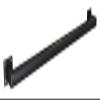 ALDEPO Grab Bars Elderly Black Indoor Staircase Handrails, Wall Anti-Slip Auxiliary Grab Bar, Heavy Duty Square Pipe Handrail, 50/60/80/90/100/120/130/140Cm Long/0.7M (Color : 0.5m) view 1