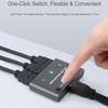 HDMI Switch 3 in 1 Out, with One-Click Switch, 4K HDMI Switcher, 4K/2K@30Hz and 4K/2K (YCbCr420) @60Hz Resolution, for Raspberry Pi, PC, Smartphone,Game Console view 3