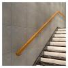 ALDEPO Grab Bars Stairs Staircase Handrail Banister Rail Support Kit, Wooden Grab Bar Railing for Disabled Elderly Kidsin-& Outdoor Use Non-Slip/1M (Color : 6m) view 2
