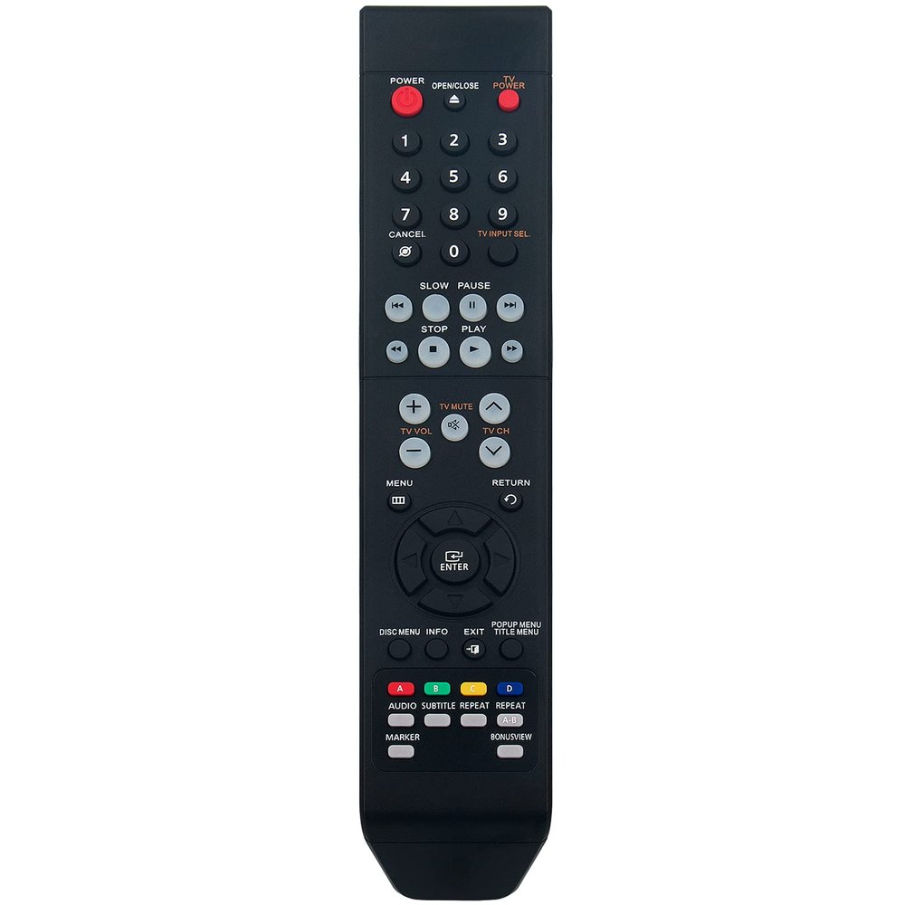 00070D AK59-00070D Replacement Remote Control Applicable for Samsung Blu-ray Disc Player BD-P2550 BD-P2500 BD-P1500 BDP2550 BDP2500 BDP1500 BD-P2550/XAA BD-P2500/XAA BD-P1500/XAA