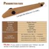 ALDEPO Grab Bars Wooden, 2 Feet/6 Foot/8 Feet/1212Ft Staircase Handrails, Exterior Steps/Loft Auxiliary Grab Bar for Childern/Disabled/1.8M (Color : 3m) view 2