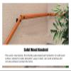 ALDEPO Grab Bars Wooden Wall Mounted, 2 Feet/6 Foot/7 Foot/ 12 Ft/13 Ft Anti-Skid Staircase Handrails, Elderly Disabled Safety Grab Bar/2.8M (Color : 3.3m) view 4