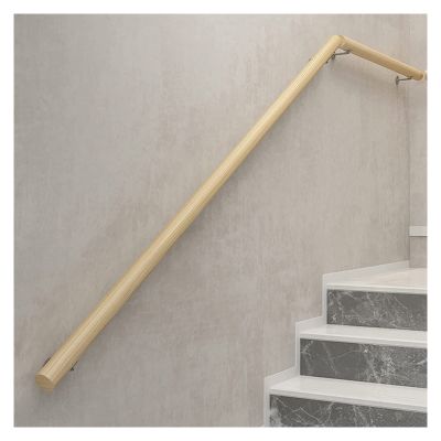 ALDEPO Grab Bars Wooden Stair Handrails with Fittings, Elderly/Disabled Non-Slip Banister Handrail, Wall/Indoors/Attic/Kindergarten Decor Grab Bar, Safety Stair Rail/5M (Color : 9m)