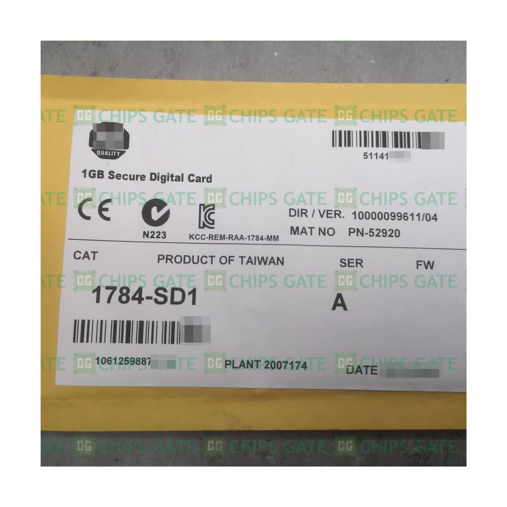 1784-SD1 Series A 1GB Secure Digital Card - Factory Sealed Pack