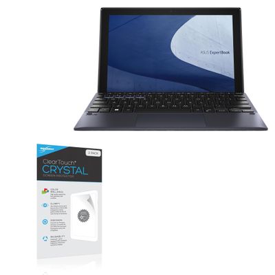 BoxWave Screen Protector Compatible with ASUS ExpertBook B3 Detachable (B3000) - ClearTouch Crystal (2-Pack), HD Film Skin - Shields from Scratches