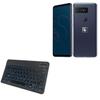 BoxWave Keyboard Compatible with ASUS Smartphone for Snapdragon Insiders - SlimKeys Bluetooth Keyboard - with Backlight, Portable Slim LED 7 Colors - Jet Black