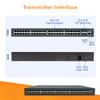 J-Tech Digital 48 Port PoE Gigabit Managed Ethernet Switch for AV Over IP | 48 x PoE Ports at 600W, 4 x SFP Ports | Web Interface Control, Telnet | Desktop or Rackmount [JTECH-NSP48] view 2